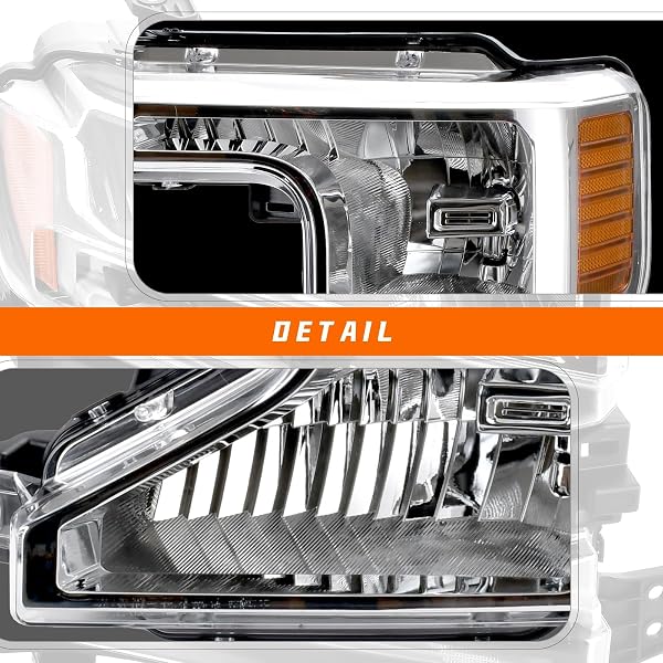 HEADLIGHTS ASSEMBLY COMPATIBLE WITH FORD F250 F350 SUPER DUTY 2020 2021 2022,HEADLAMP LEFT DRIVER SIDE REPLACEMENT FO2502405 LC3Z13008B