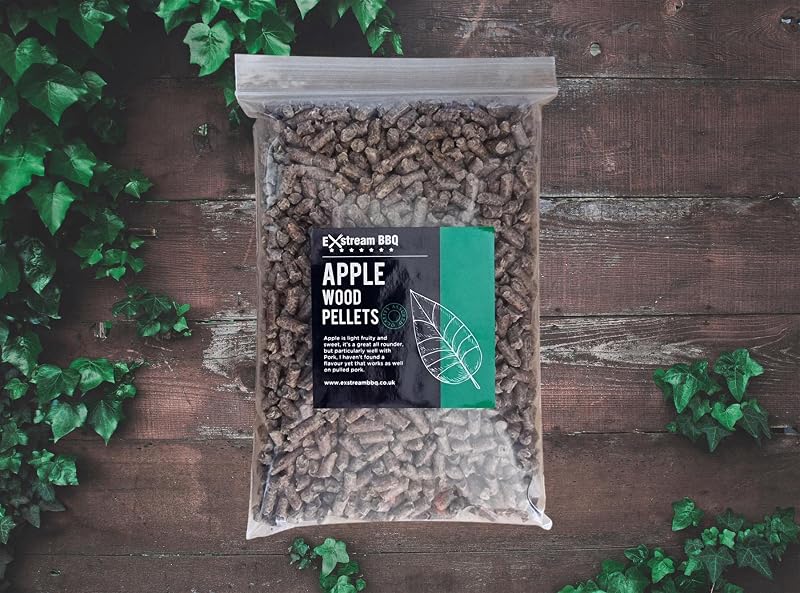 Exstream BBQ Apple 1 Litre Pellet For Ninja Woodfire Grill 740g Reusable