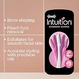 Wilkinson Sword Intuition Eyebrow Shaper 5 Dermaplaning Blades Cap view 6