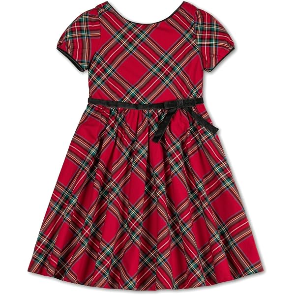 ralph lauren red plaid dress Audriana Plaid Georgette Evening Dress