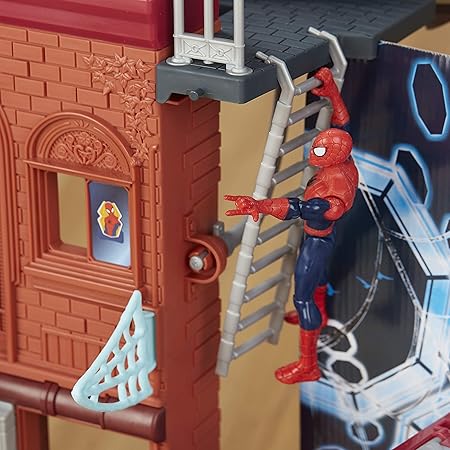 spider man mega city playset figures
