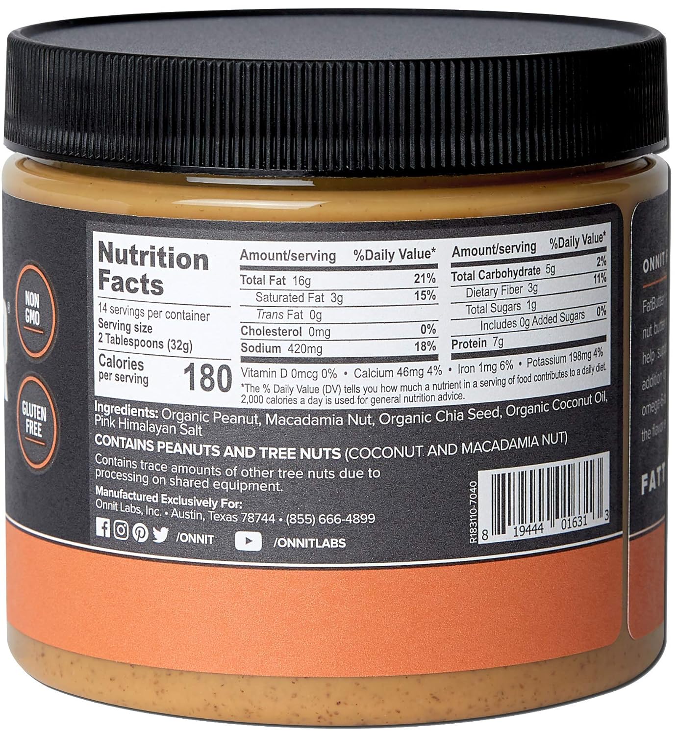 Nuevo! Mantequilla de grasa ONNIT, favorita de Keto Snacks ...