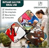 Green Haven 8 Pack EN417 Butane Cartridges for Camping Stoves BBQs view 6