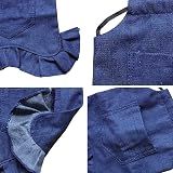 Rehomy 3 Pack Chicken Saddle Denim Blue Adjustable Straps Hen Apron Protector view 3