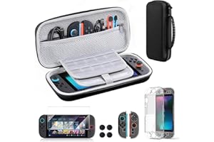 Lmcpa Accessories Bundle for Nintendo Switch 2 (2025), Gift Kit with Carrying Case, Dockable Protective Cover, HD Screen Prot