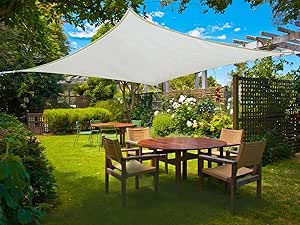 Sunnylaxx Vela de Sombra Rectangular 2.5 x 4 Metros, toldo Resistente y