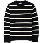 The Children's Place Boys Long Sleeve Crew Neck Pullover Sweater