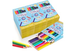 Aigybobo 432 Count Colored Pencils Bulk, 36 Pack Colored Pencils for Kids 12 Colors, Pre-sharpened Color Pencils, Bulk Coloring Pencils School Supplies for Teachers, Classroom Prizes, Art Supplies
