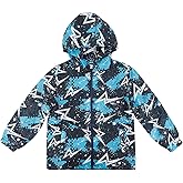 ESTAMICO Boys Windbreaker Jacket Fashion Hoodies Outwear Coat Waterproof Zipper Raincoat, 4T-12