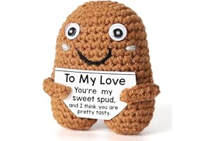 WEYON I Love You Gifts, Romantic & Naughty Crochet Potato for Him Her, Husband Boyfriend bf Gift from Wife Girlfriend gf, Best for Lover's Birthday, Christmas, Valentine's, Anniversary