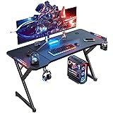 HLDIRECT 55 Inch Gaming Desk with LED