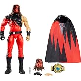Mattel Ultimate Edition Kane Action Figure, 6-inch Collectible with Interchangeable Head, Swappable Hands &amp; Entrance Cape for Ages 8 Years Old &amp; Up