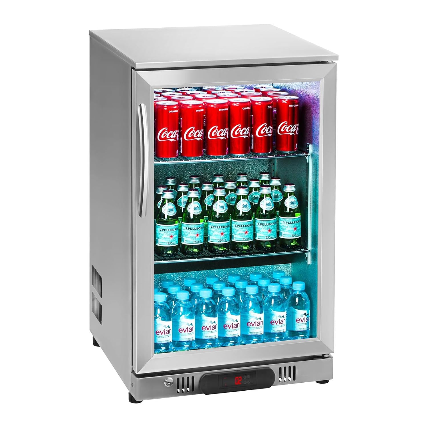 Royal Catering RCGK-108S Nevera Expositora Frigorifico Minibar ...