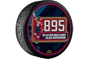 NHL Washington Capitals Alex Ovechkin All-Time Leading Goal Scorer Souvenir Collector Lenticular Puck