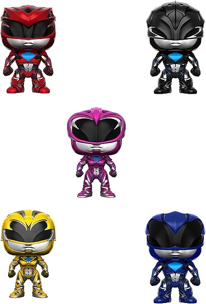 power rangers funko pop set