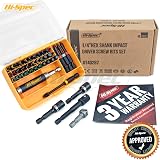 Hi-Spec 44pc Impact Drill Driver Bit Set 1/4 Hex S2 Tips & Nut Drivers view 7