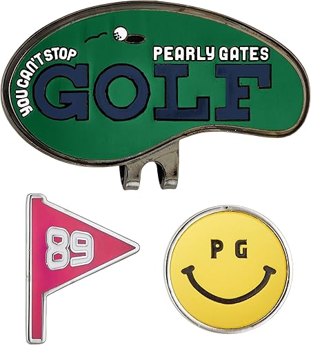 Amazon Co Jp パーリーゲイツ ボールマーカー ニコチャン Golf グリーン マーカー 053 090 ピンク シューズ バッグ