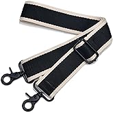 Wide Purse Strap Adjustable Replacement Crossbody Bag Strap Silver Hardware Shoulder Straps