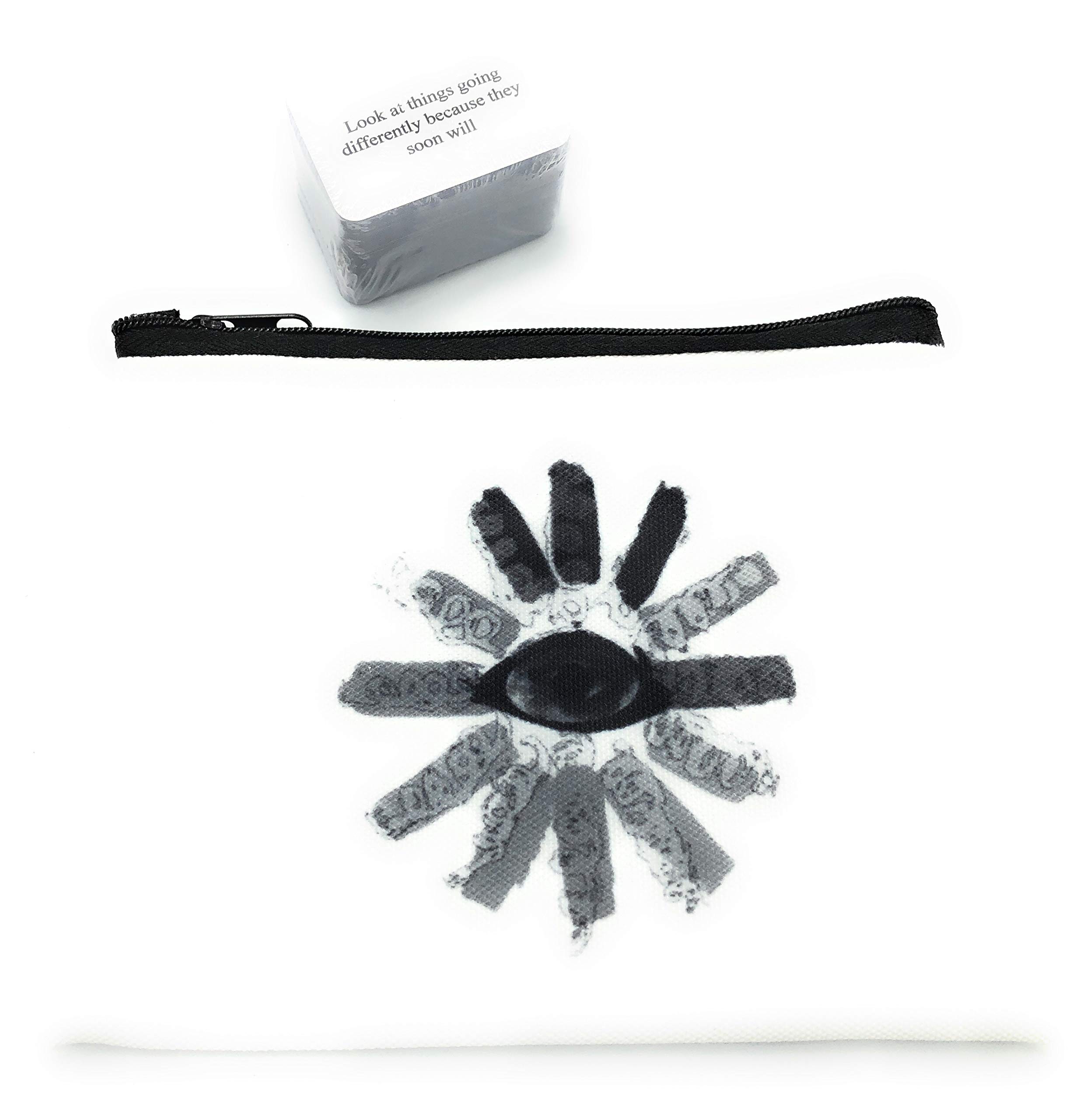 Clarity Power Pack – Mini Fortune Telling Cards – 166 Double-Sided Affirmation & Insight Prompts – Pocket-Sized Spiritual Deck with Zip Bag – Daily Guidance, Meditation, or Group Readings