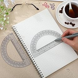 EBOOT Plastic Protractor Math Protractors 180