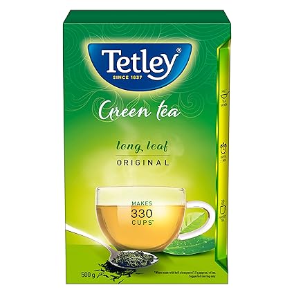 Tetley Long Leaf Green Tea, 500g