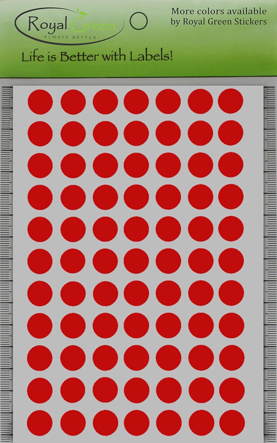 small red dot stickers