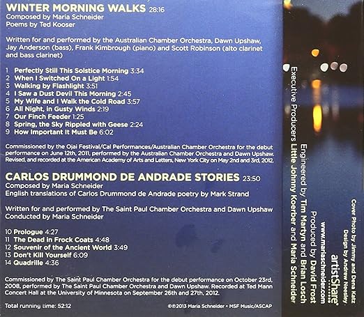 Schneider Maria Winter Morning Walks Amazon Com Music