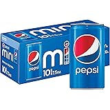 Pepsi Soda, 7.5 Ounce Mini Cans, 10 Pack