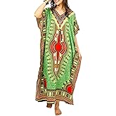 Tengru Lifestyle Ladies Kaftans Tunic Kimono Maxi Women Dashiki African Caftan Plus Size Lounge Girls Kimono for Any Occasion