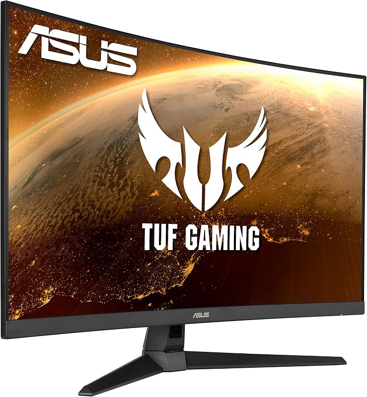 TUF Gaming VG328H1B - Ecran PC Gamer 31,5" FHD - Dalle VA incurvée 1500R - 16:9-165Hz - 1ms - 1920x1080-250cd/m² - HDMI & VGA- Haut-parleurs - AMD FreeSync - ELMB