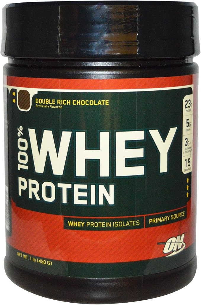 On 100% whey protein double Rich chocolate 1lb (748927022407)
