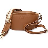 RFID Sling Bag for Women Anti-Theft E M F Crossbody Bag, Vegan Leather