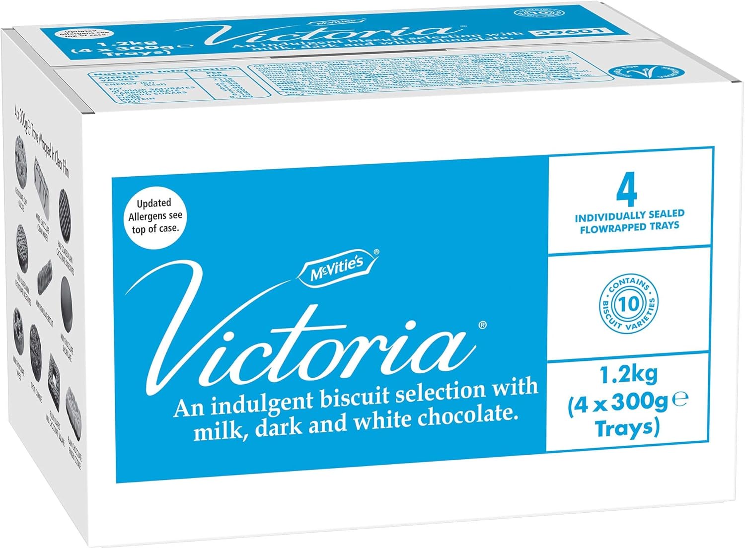 McVitie's Victoria Chocolate Biscuit Assortment Selection, 1.2 kg 39601