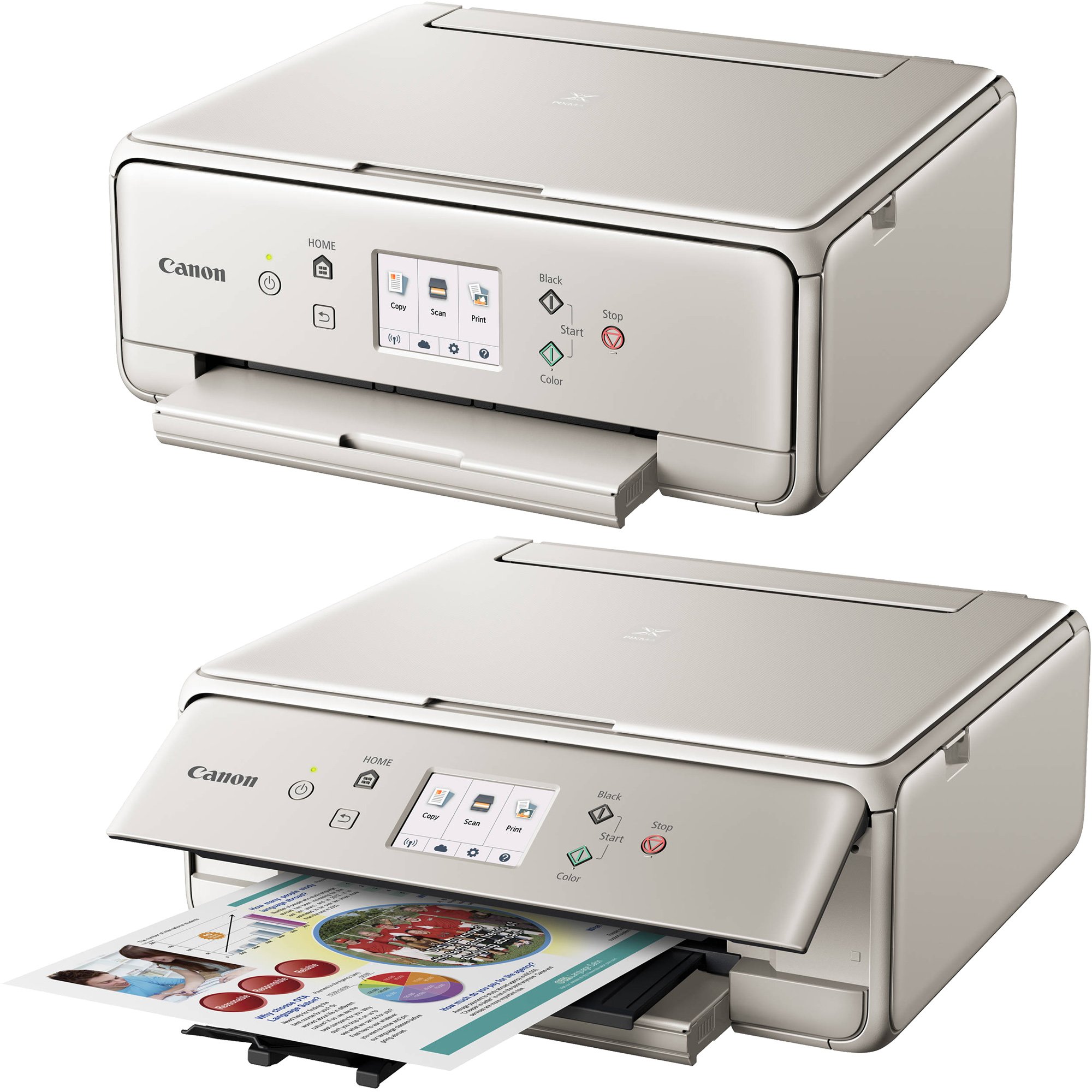 Canon PIXMA TS6020 Wireless AllinOne Compact Inkjet Printer With