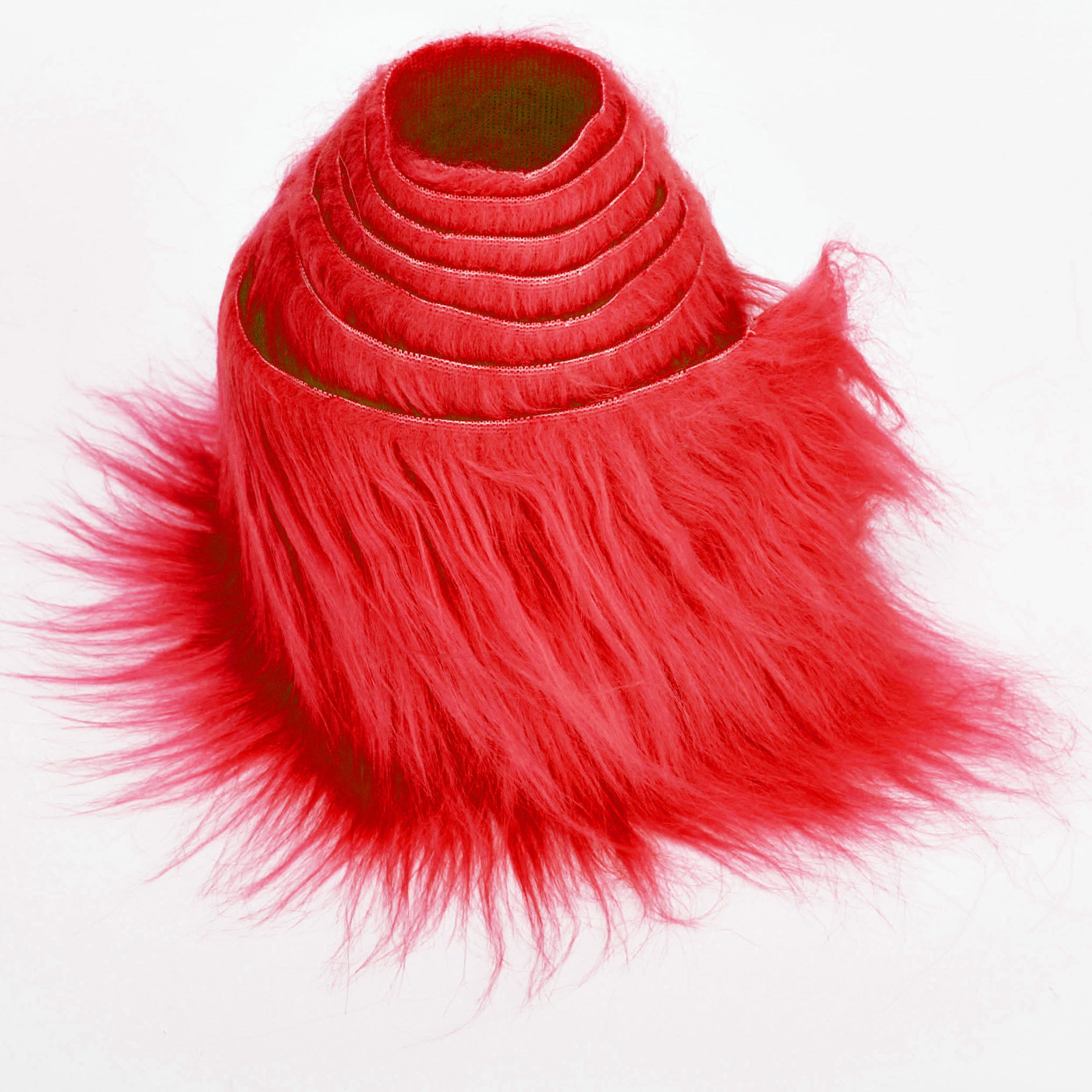Shaggy Plush Faux Fur Fabric Precut Strips Fluffy