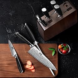 HOSHANHO 8 Pieces Knife Set with Magnetic
