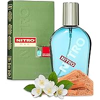 PB ParfumsBelcam Nitro Eau De Toilette Spray for Men – Affordable, Long-Lasting Woody Cologne with Fresh Apple, Mint, Pine & 