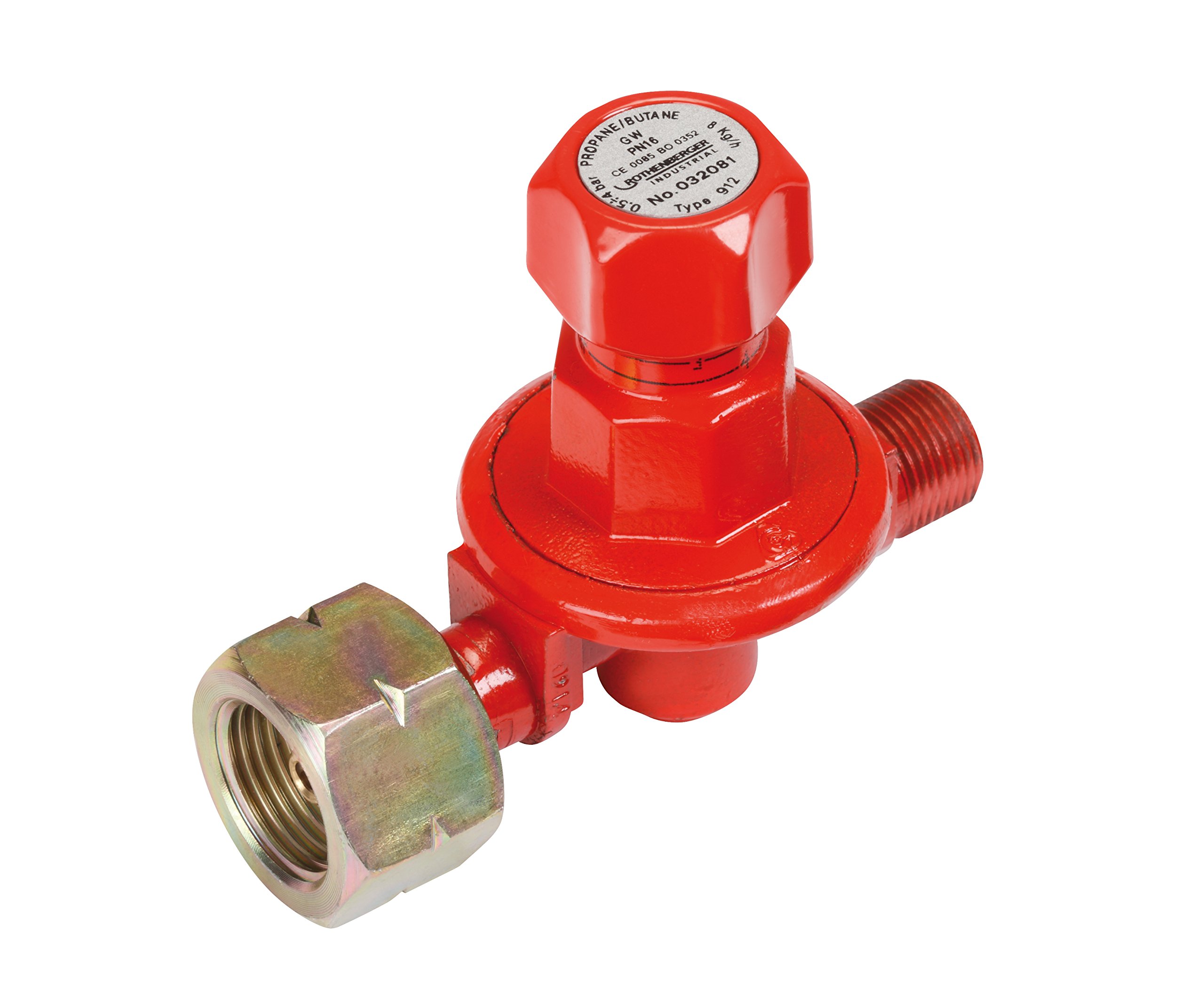 Propane regulator can be freely adjustable from 2 to 4 bar Maximum 8 kg / h Connector: G3 / 8 L