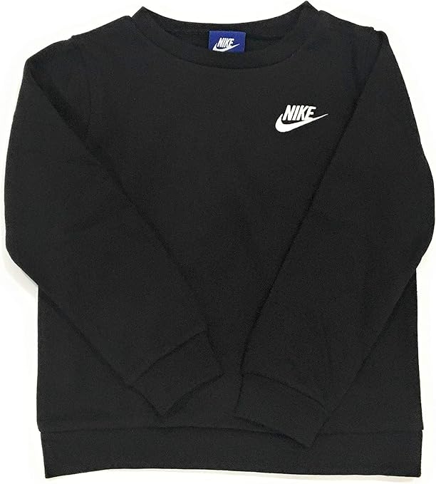 Amazon.com: Nike Toddler Boys' Crew Neck Sweatshirt Black 4T: Clothing