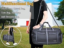 Woogwin Travel Duffel Bag Large Foldable Waterproof