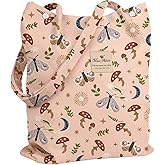 Miss Adola Corduroy Tote Bag for Women - Reusable Totes with Pocket & Buckle Cute Aesthetic Shoulder Bag for Work Travel