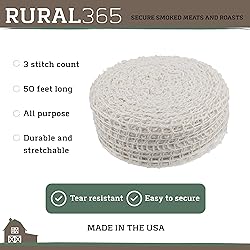 Rural365 Meat Netting Roll, Size 16 - Ham Sock