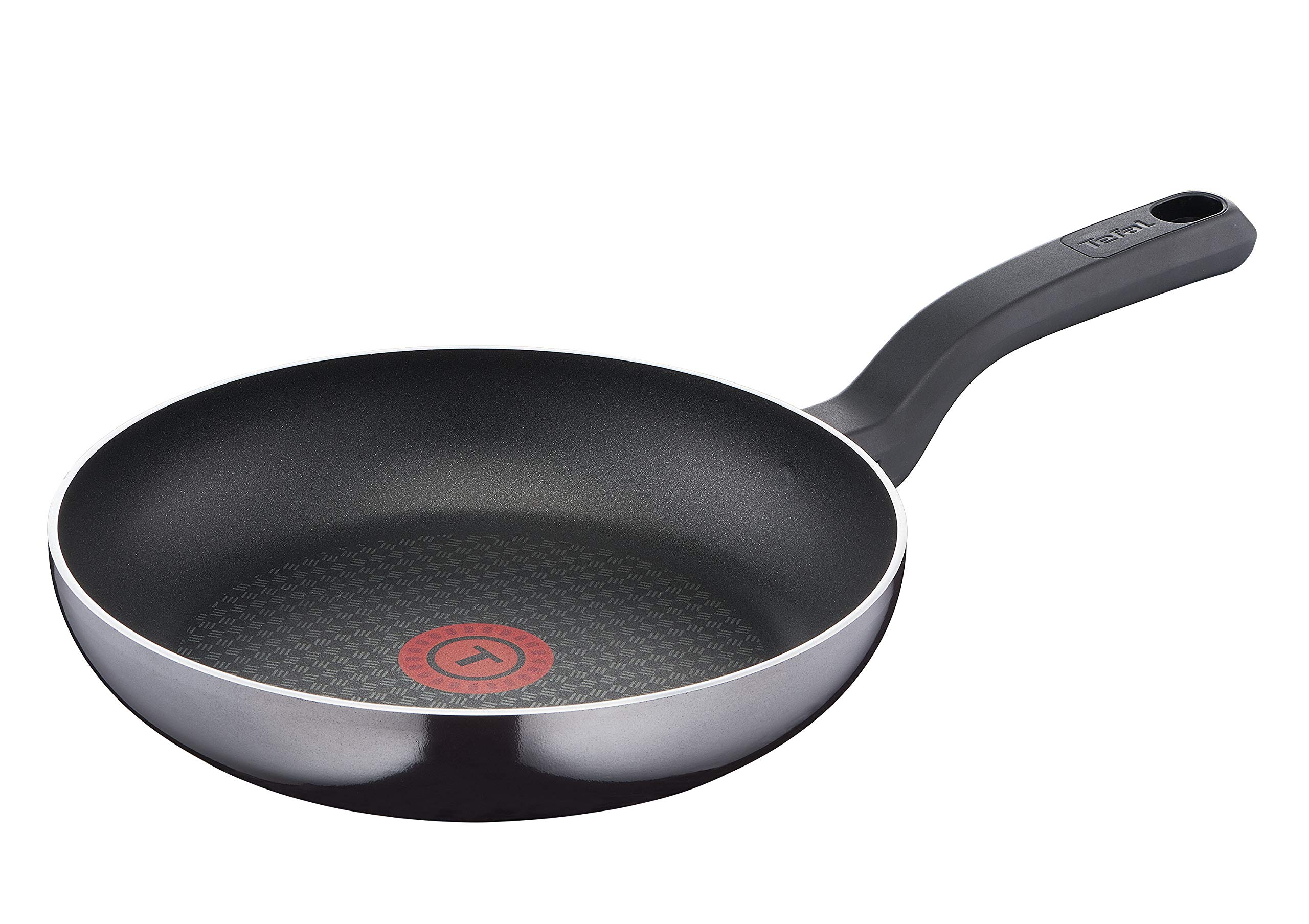 Tefal D51604 Resist Frying Pan 24 cm Non-Stick Coating Thermo-Spot Aluminium Black