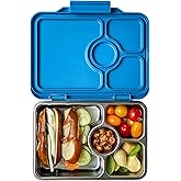 Yumbox Prêt Stainless Steel Bento Box – Leakproof, Reusable Lunch Container for Kids & Adults – Sandwich & Snack Friendly, BPA-Free, Durable Food Box (Normandy Blue)