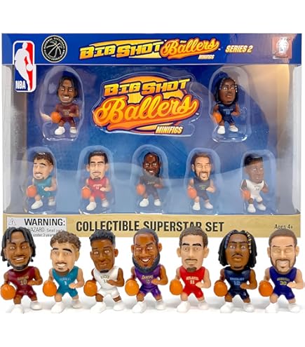 NBA Ballers ミニ フィギュア Amazon.com: Zuru NBA Ballers Basketball Player Set - Bundle