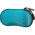 Fintie Sunglasses Case, Hard EVA Shell Shockproof Sport Glasses Case with Metal Carabiner Travel Zipper Eyeglasses Case