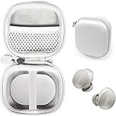 CaseSack Case for Bose New QuietComfort True Wireless Noise Cancelling Earbuds (Smoke White)