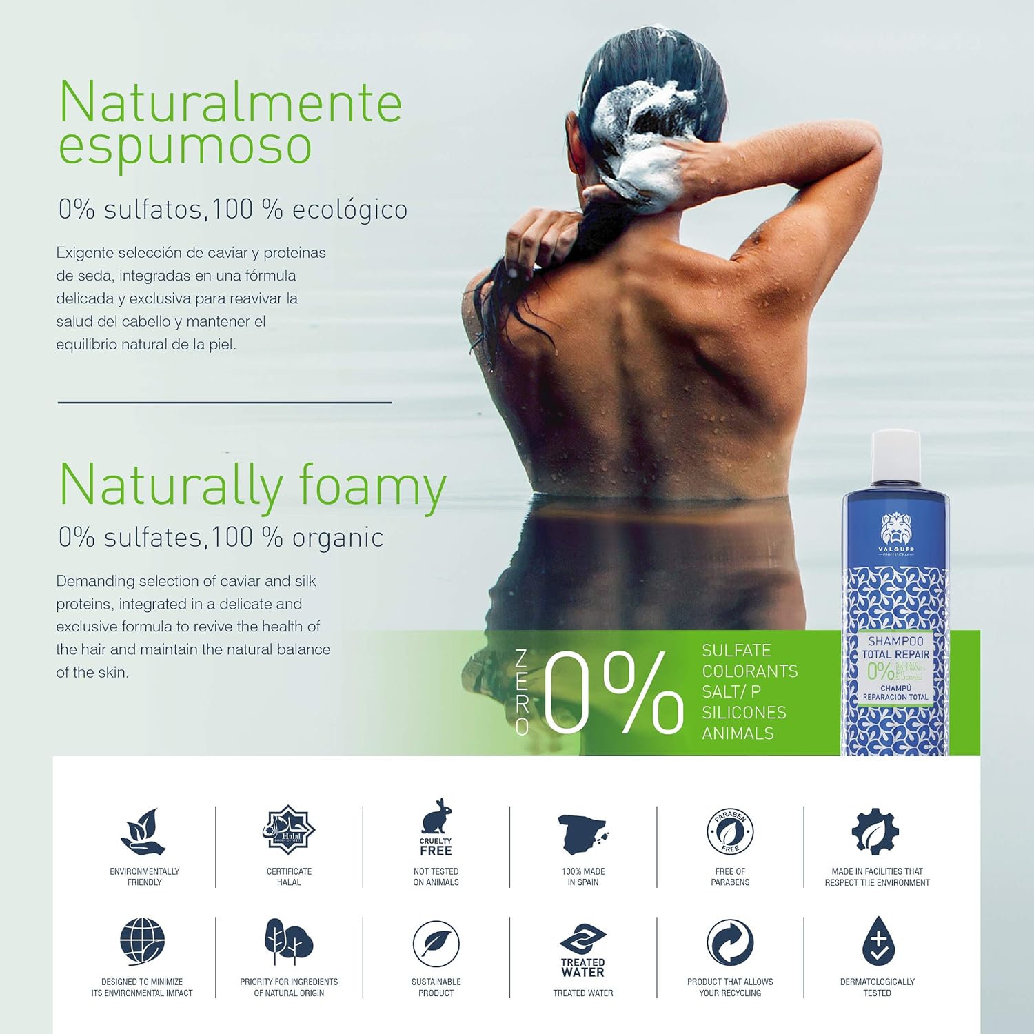 Valquer Total Repair Zero Shampoo. Repairs - Image 5