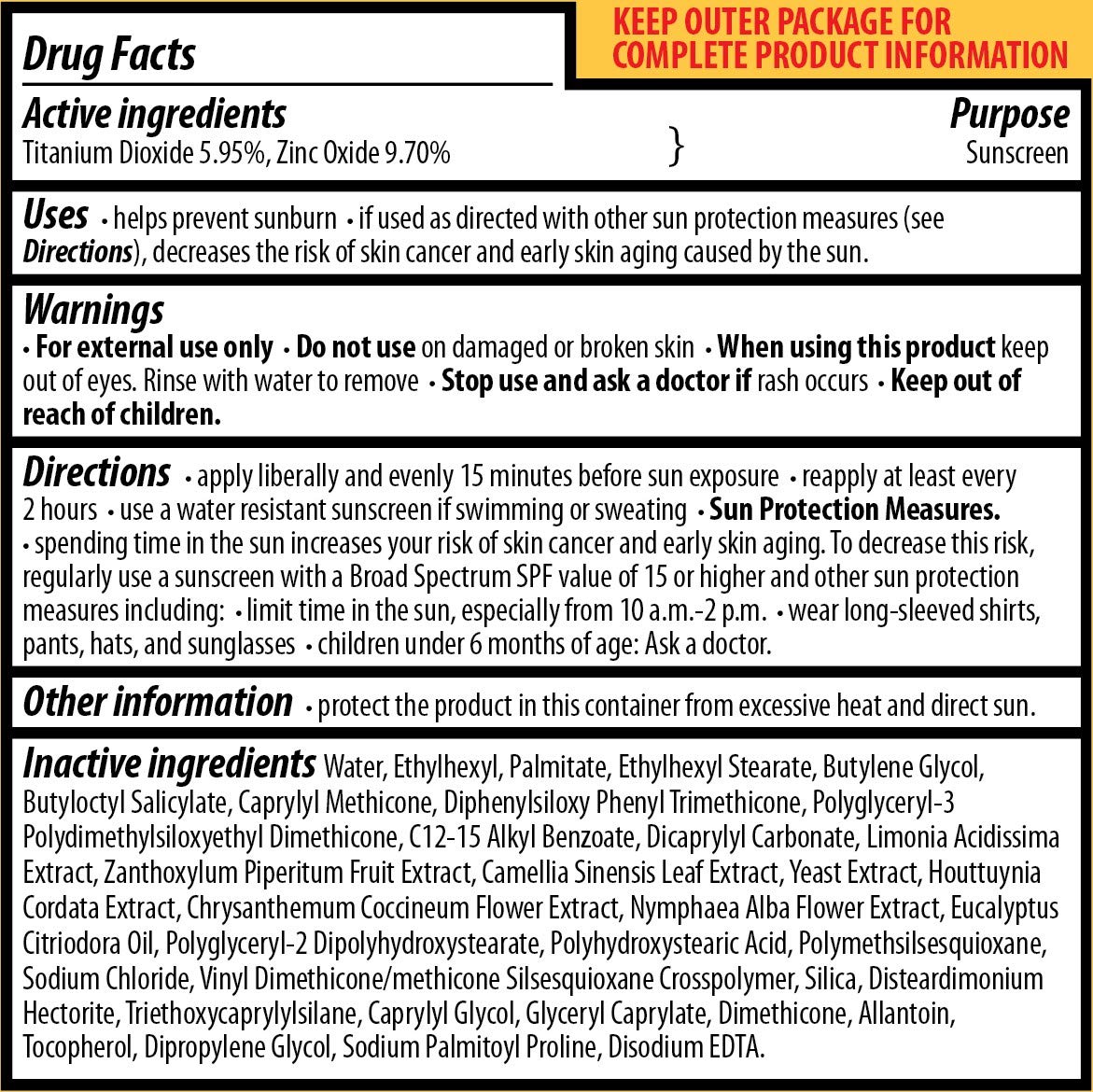 Puttisu Kids Sun Cushion SPF50 PA+++ UVB& UVA Protection Physical Sunscreen 15g (1 Pack)