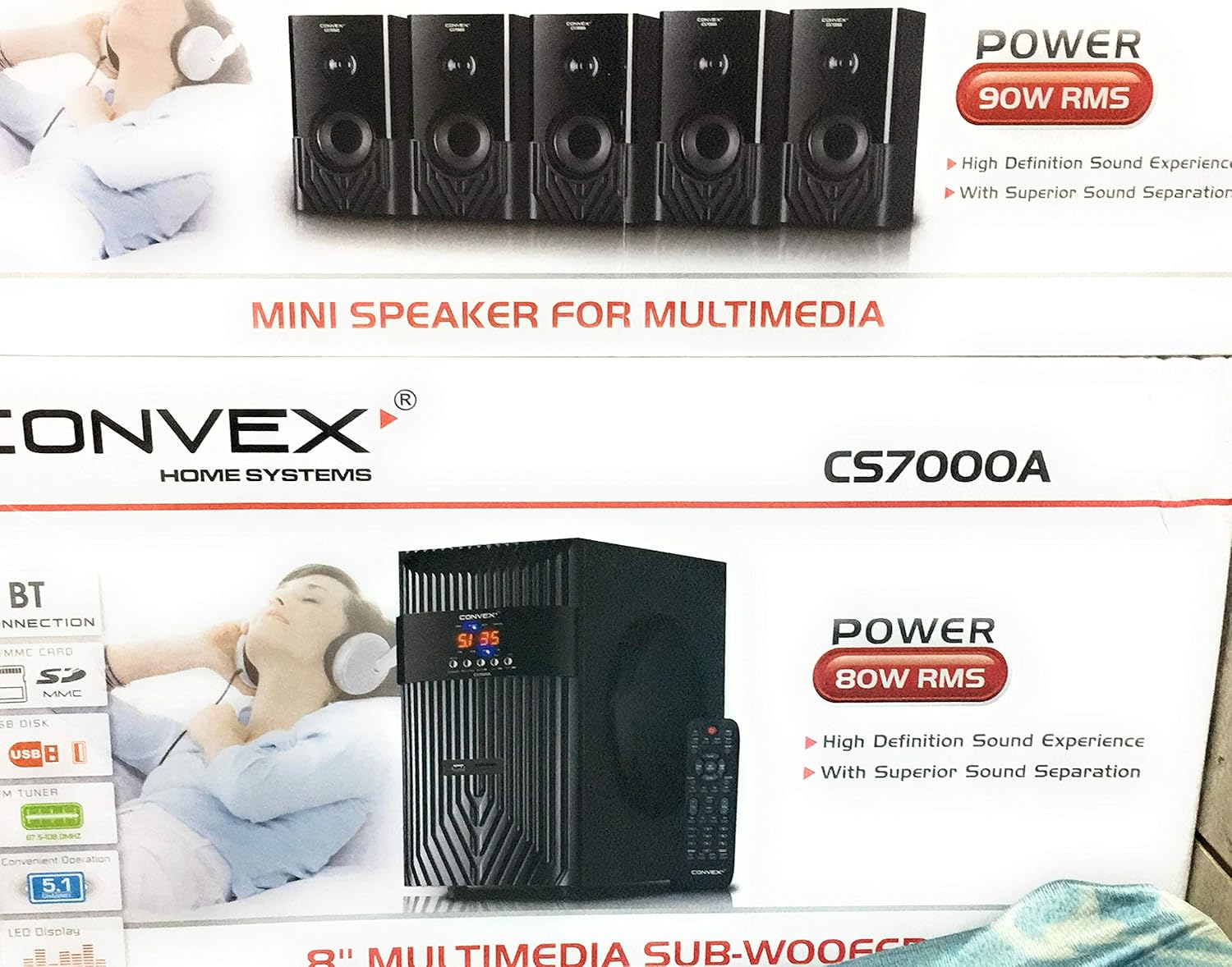 convex home theater 5.1